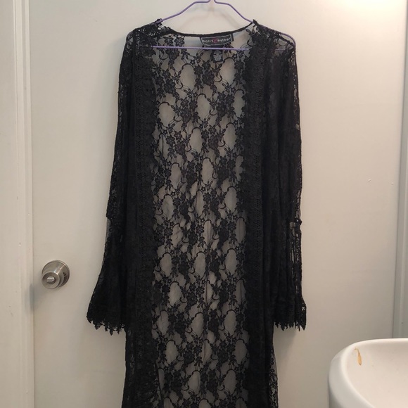 Polly & Esther Other - Black lace cover up